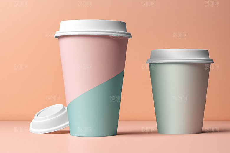 奶茶杯咖啡杯电商样机