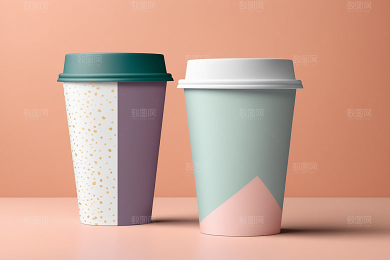 奶茶杯电商3D样机