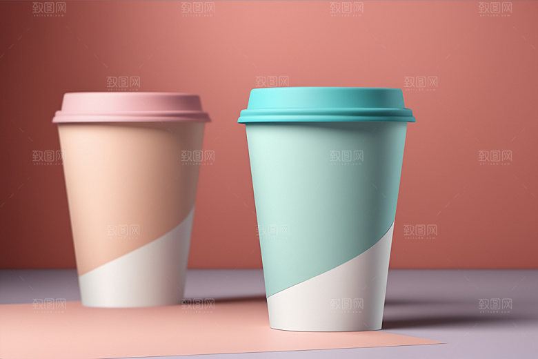 奶茶杯电商饮料杯样机