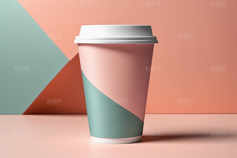 奶茶杯立体3D样机