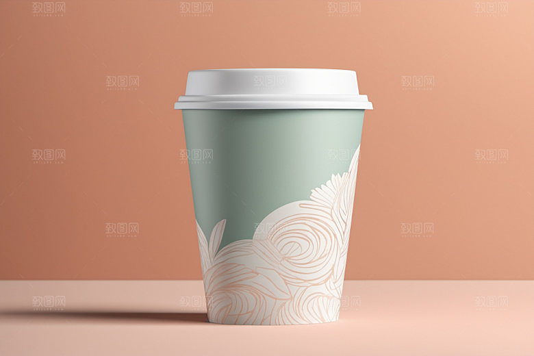 奶茶杯环保杯电商样机