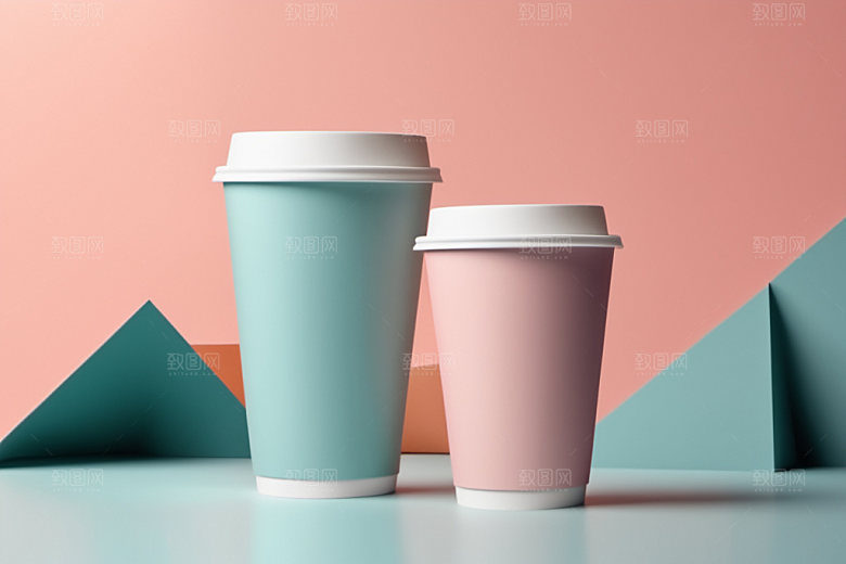 奶茶杯环保杯电商样机