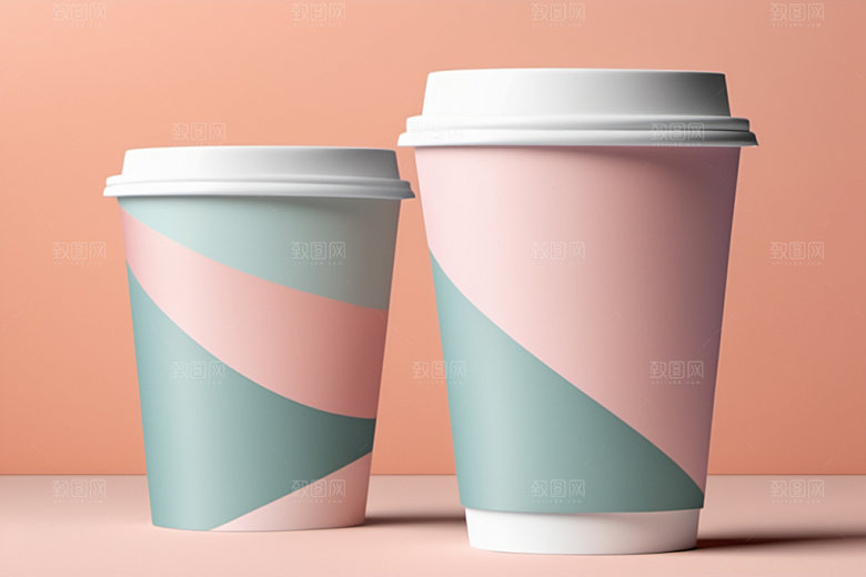 奶茶杯环保杯大气样机