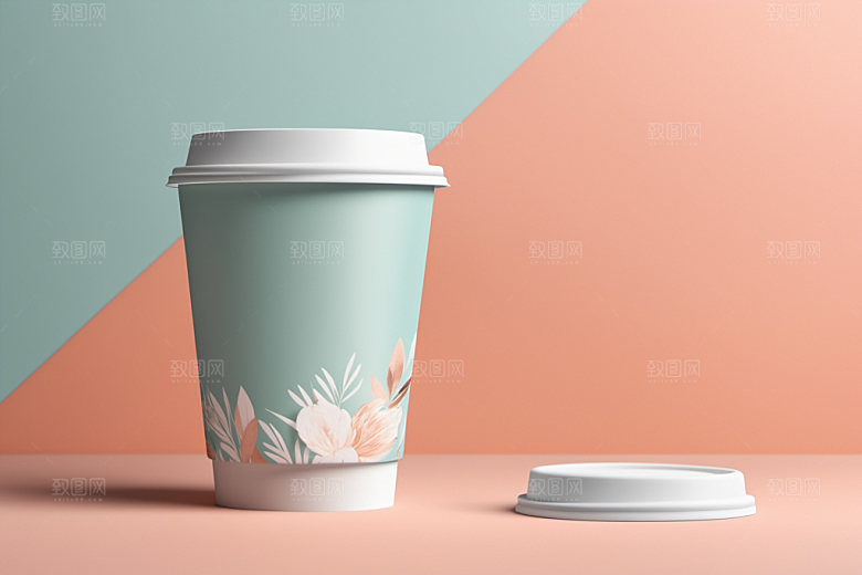 奶茶杯咖啡杯简洁样机