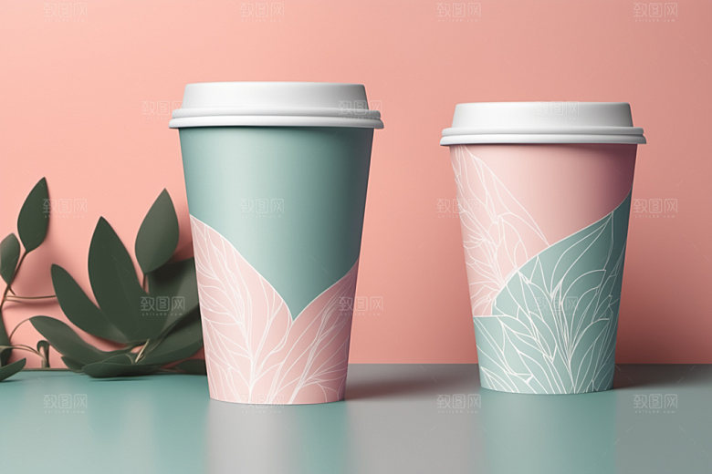 奶茶杯纸杯咖啡杯样机
