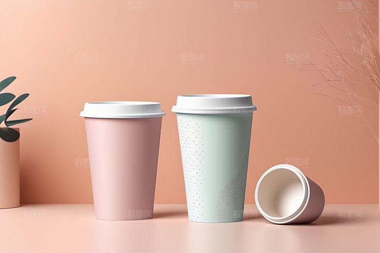 奶茶杯饮料杯咖啡杯样机