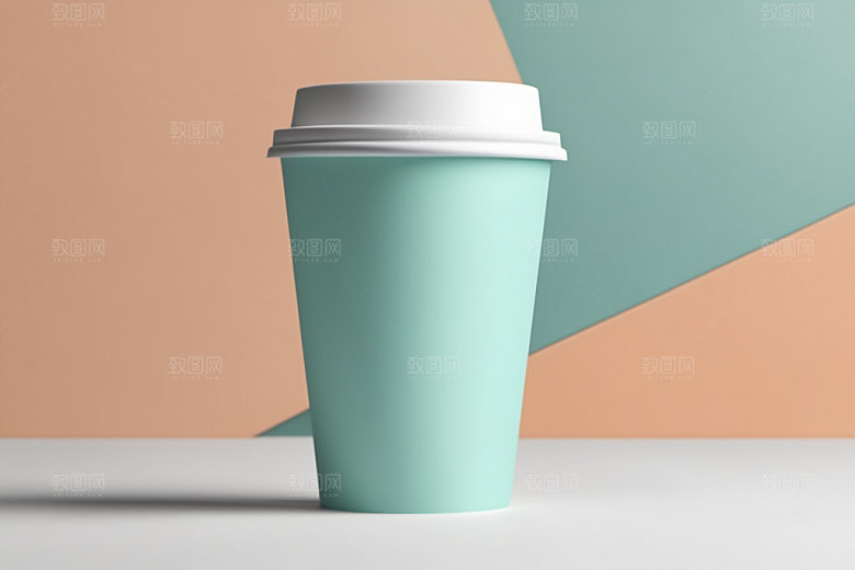 奶茶杯环保杯3D样机