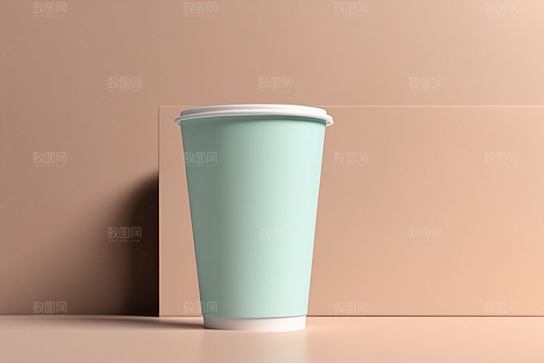 奶茶杯饮料杯电商样机