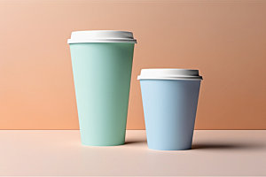 奶茶杯3D咖啡杯样机