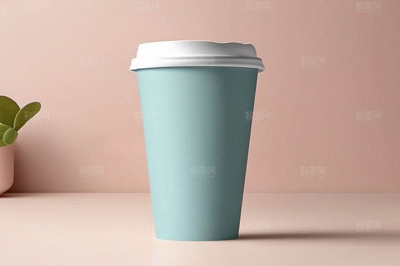 奶茶杯环保杯立体样机