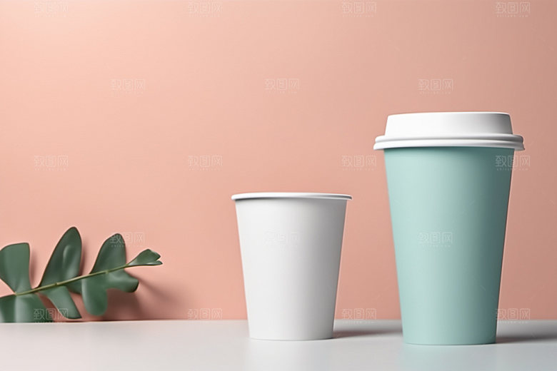 奶茶杯咖啡杯3D样机