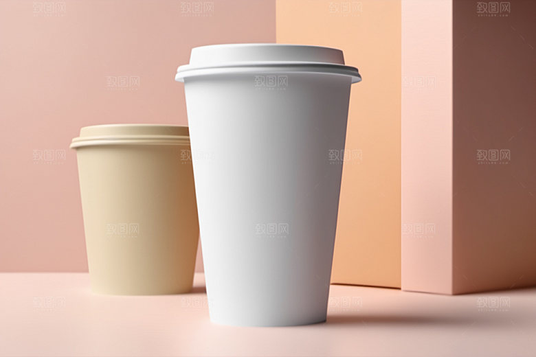 奶茶杯电商3D样机