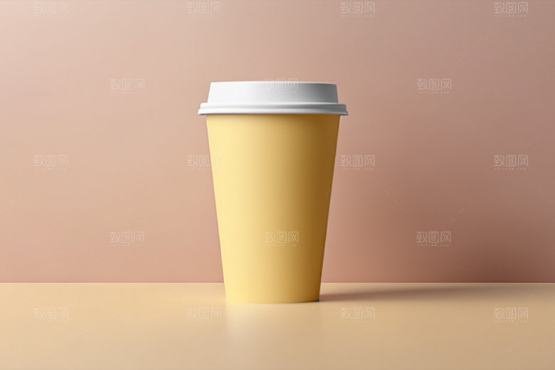 奶茶杯3D咖啡杯样机