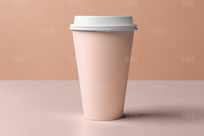 奶茶杯大气咖啡杯样机