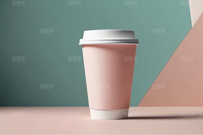 奶茶杯电商模型样机