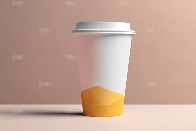 奶茶杯模型咖啡杯样机