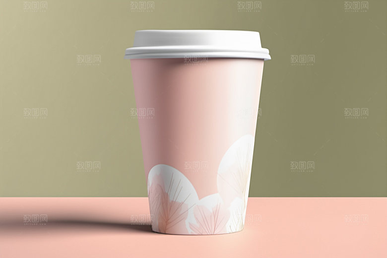 奶茶杯饮料杯电商样机