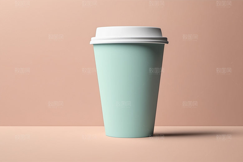 奶茶杯立体模型样机