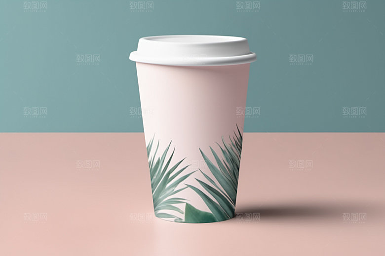 奶茶杯咖啡杯简洁样机