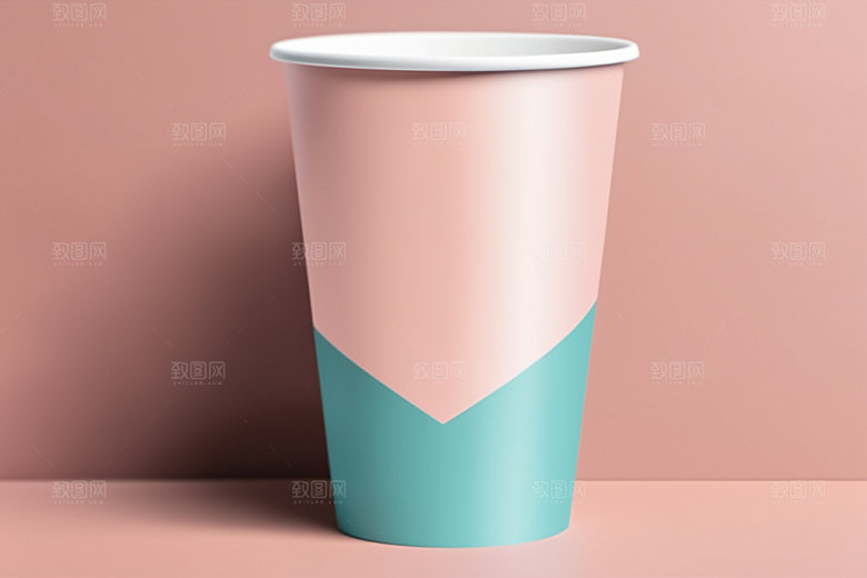 奶茶杯大气饮料杯样机
