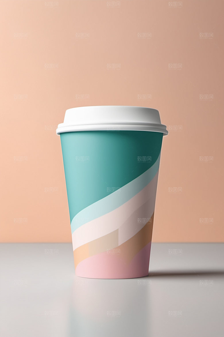 奶茶杯大气电商样机