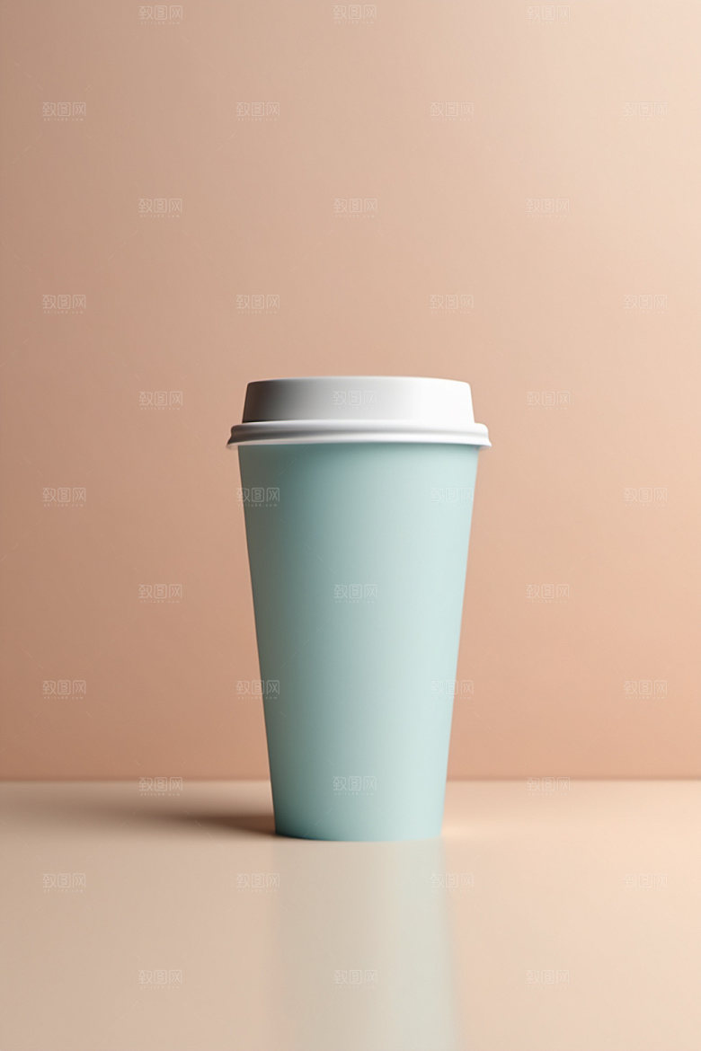 奶茶杯立体饮料杯样机
