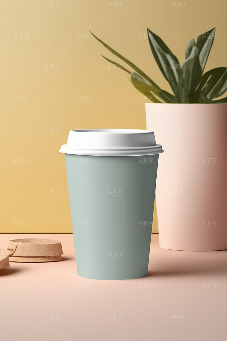 奶茶杯立体电商样机