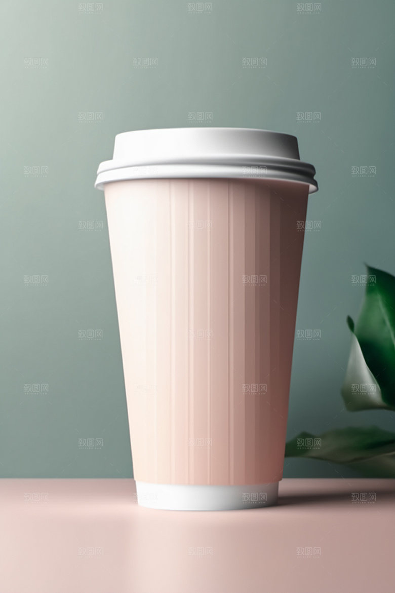 奶茶杯3D饮料杯样机