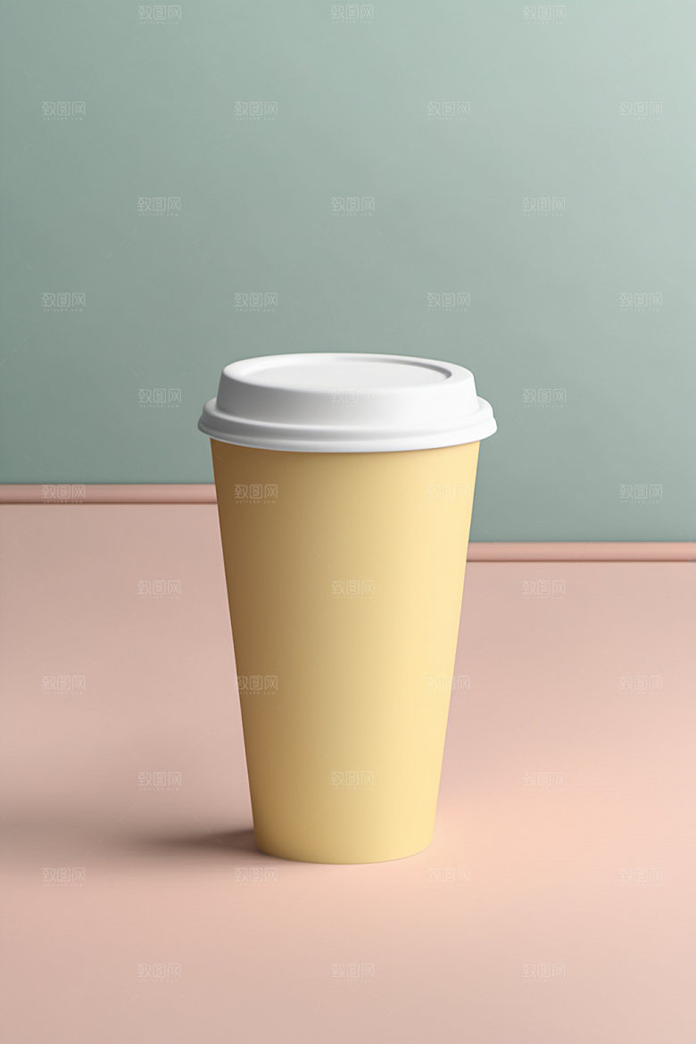 奶茶杯立体3D样机