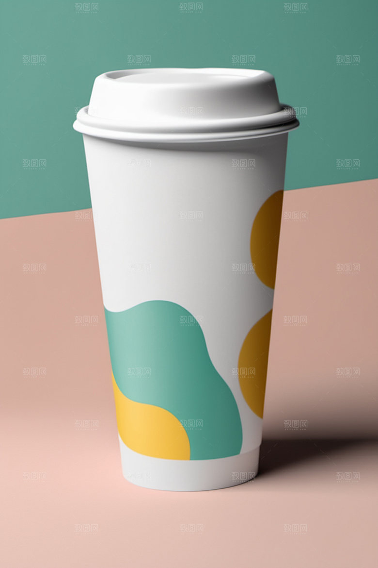 奶茶杯环保杯咖啡杯样机