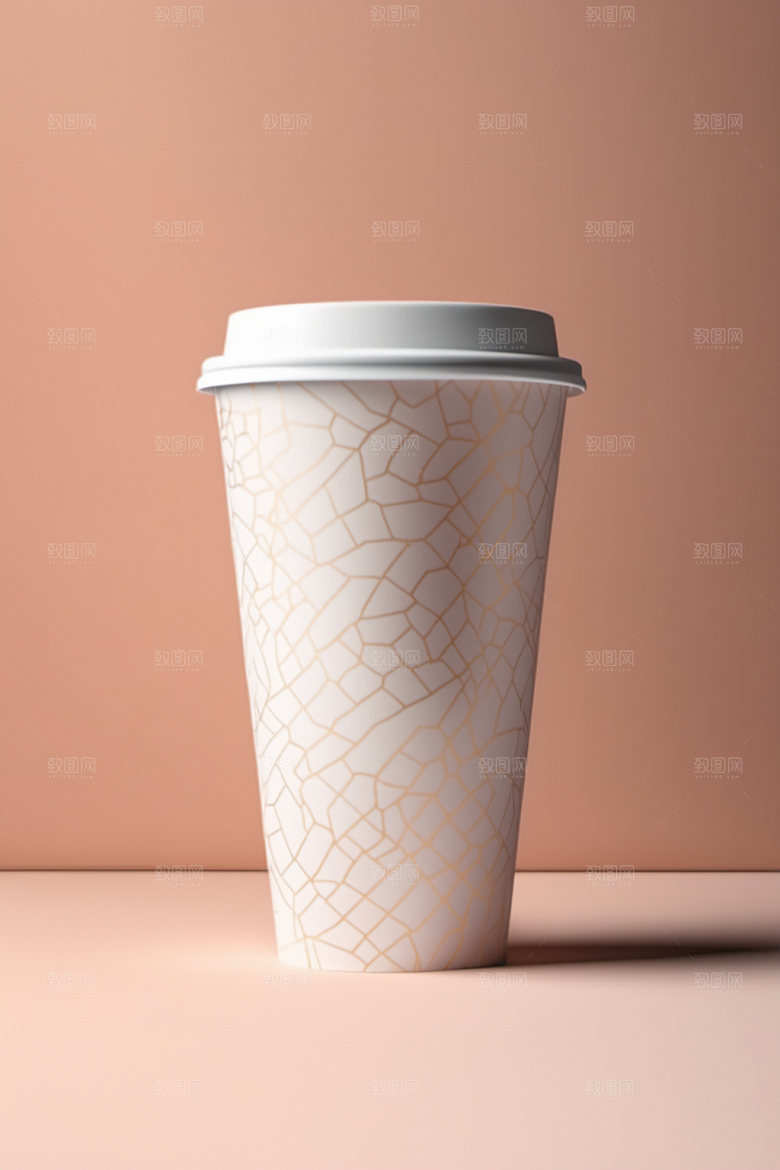 奶茶杯3D立体样机