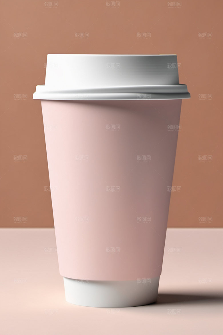 奶茶杯大气咖啡杯样机