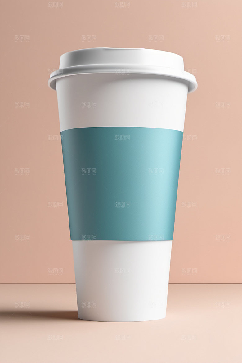 奶茶杯简洁电商样机