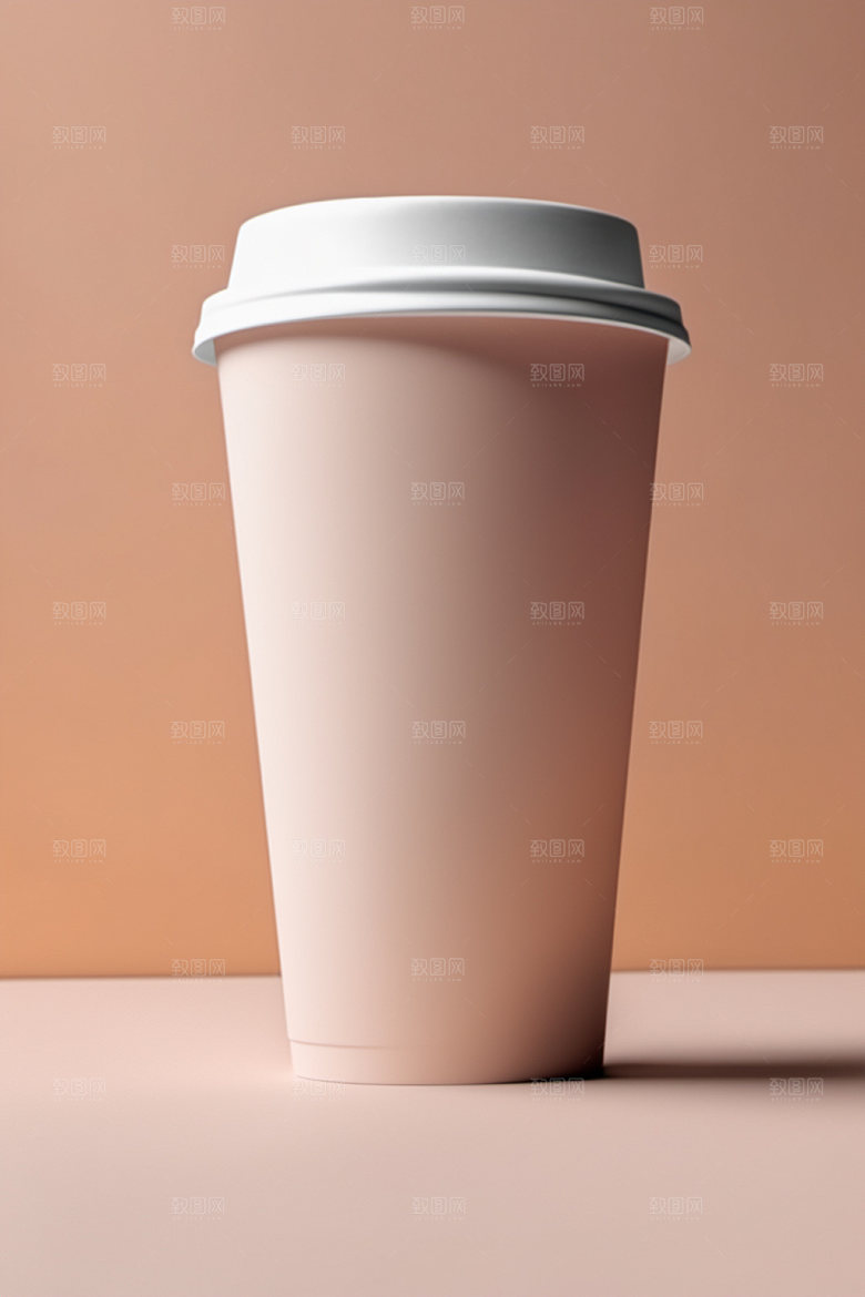 奶茶杯简洁大气样机