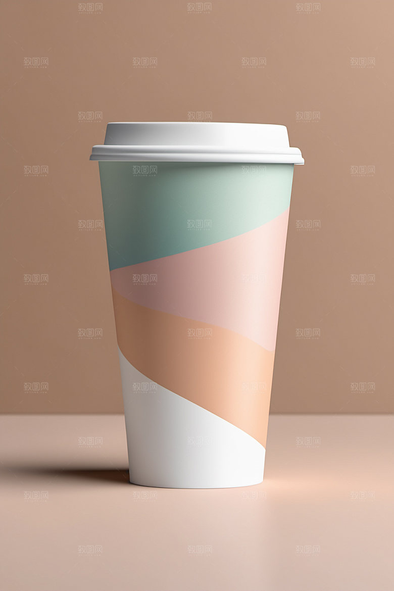奶茶杯咖啡杯3D样机