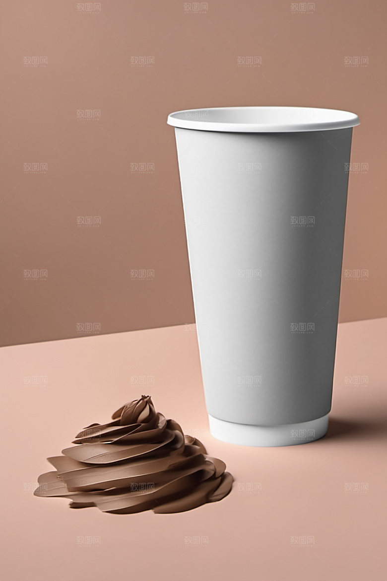 奶茶杯立体3D样机