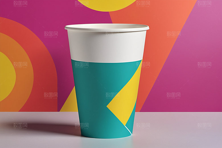奶茶杯立体饮料杯样机