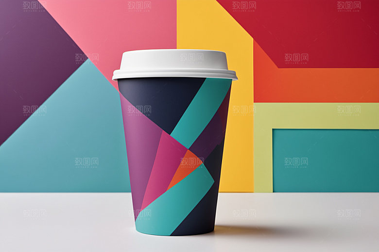 奶茶杯环保杯饮料杯样机