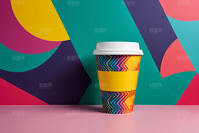奶茶杯模型立体样机