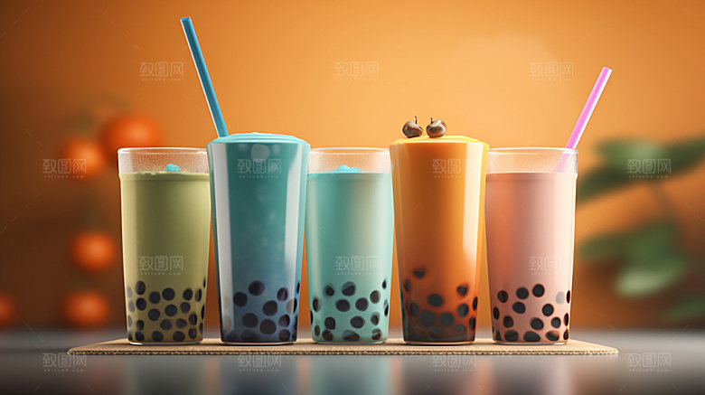 饮料杯咖啡杯模型样机