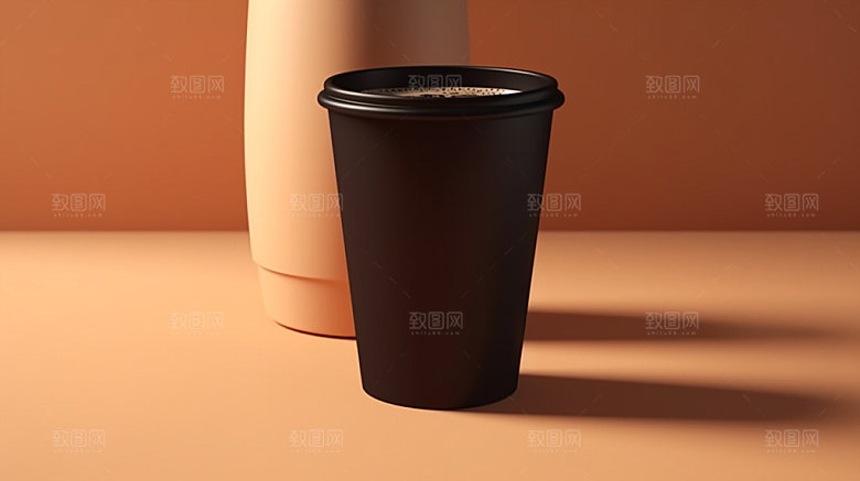 饮料杯奶茶包装外观设计样机