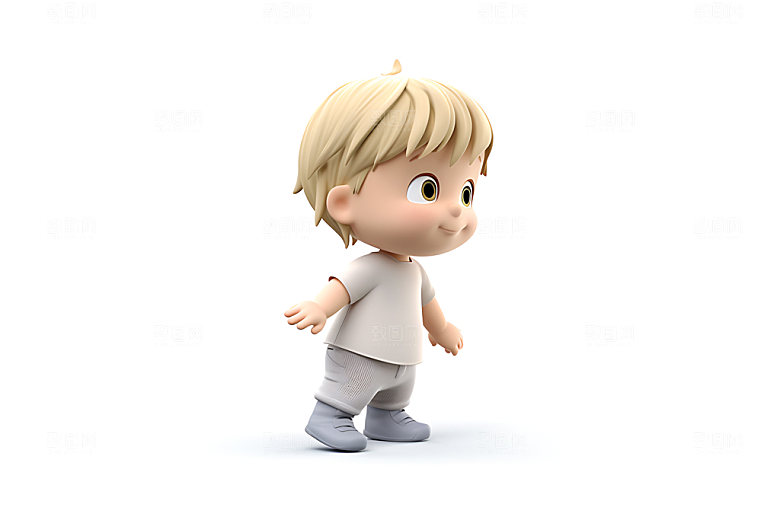 男宝宝立体3D人物形象