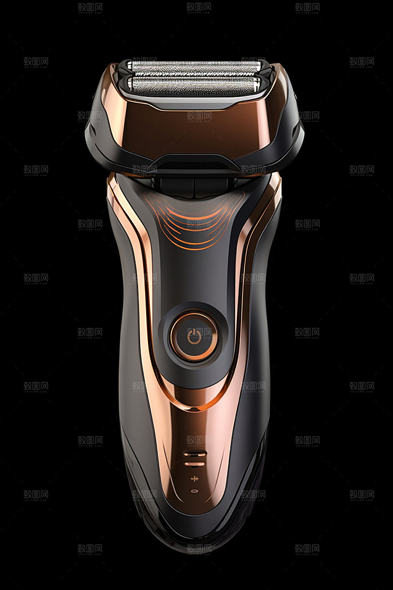 剃须刀小电器商品模型