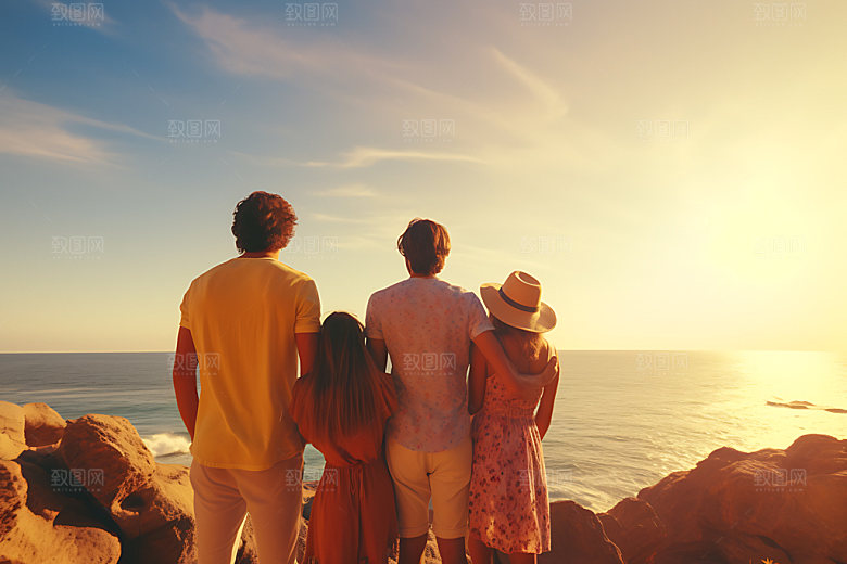 年轻人背影高清青春摄影图