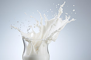 牛奶飞溅液体高清素材