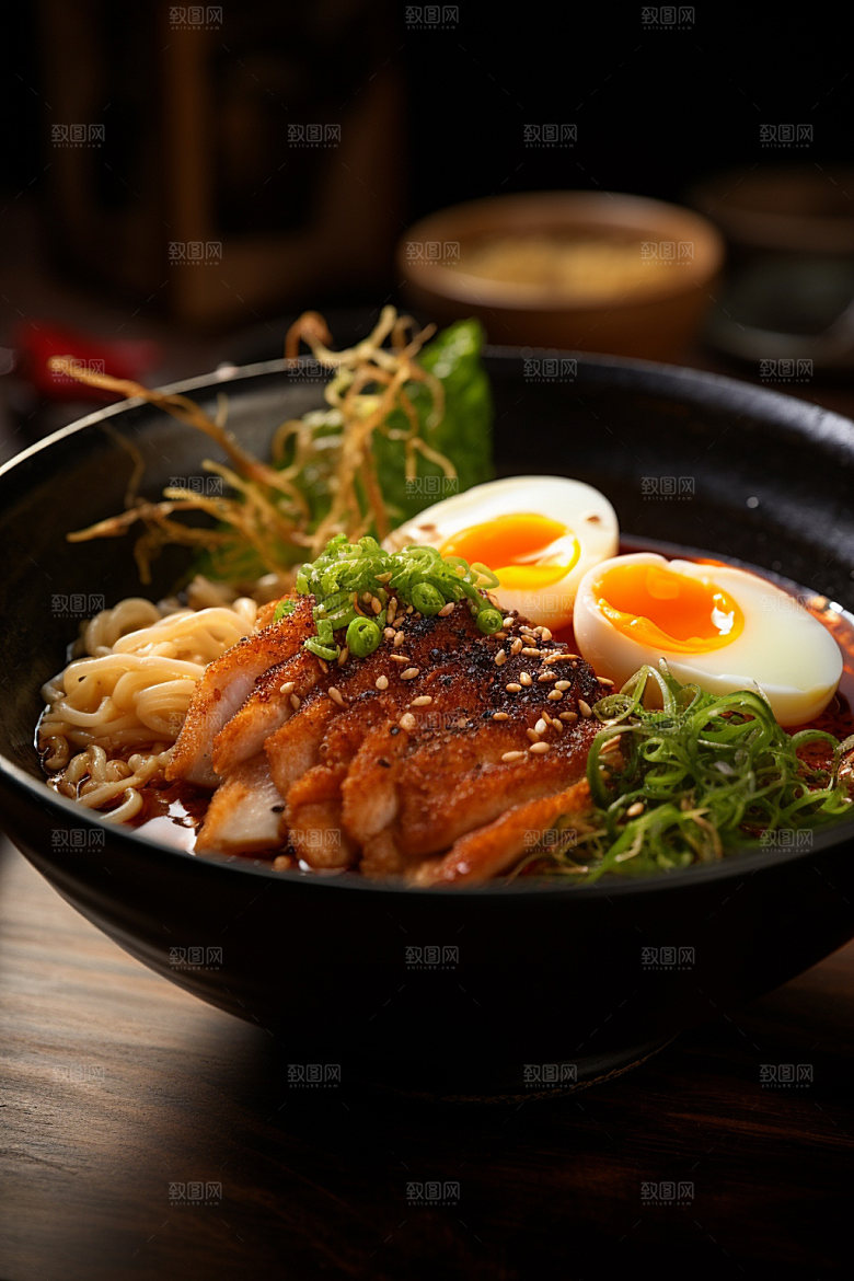 牛肉面热腾腾香气扑鼻矢量素材