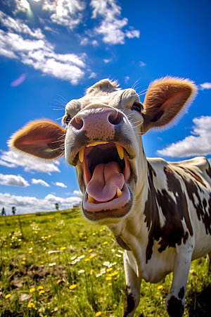 牛养殖放牛摄影图