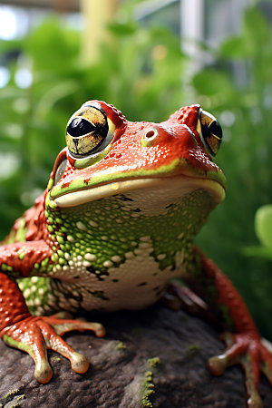 青蛙生态自然摄影图