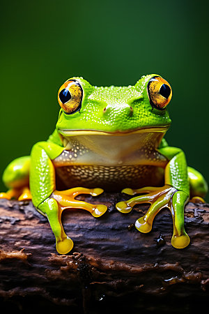 青蛙动物树蛙摄影图