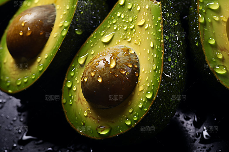牛油果减脂植物摄影图